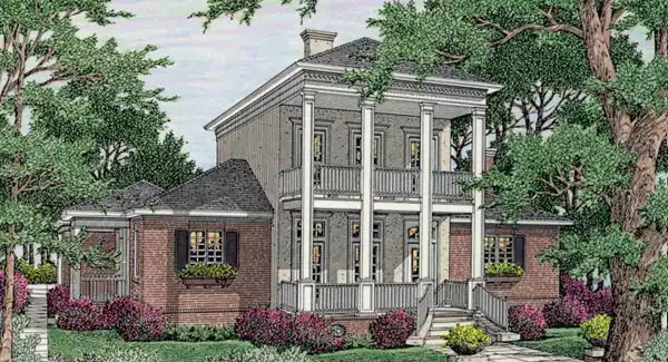 image of louisiana house plan 3676