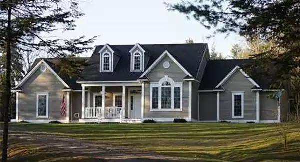 image of single story cottage house plan 3509