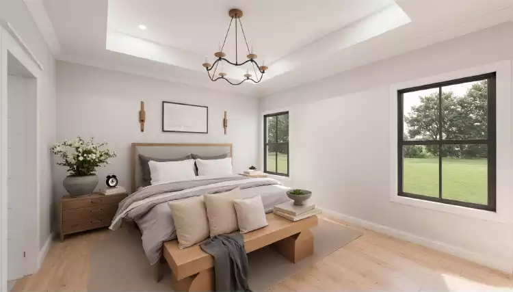 Dover Hills Modern Farmhouse Style House Plan 10107 Split Bedroom