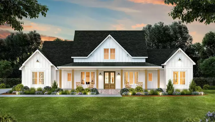 image of traditional house plan 1064