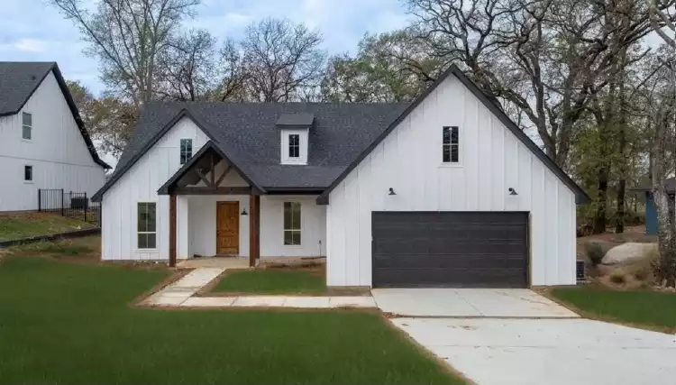 image of small modern farmhouse plan 12015