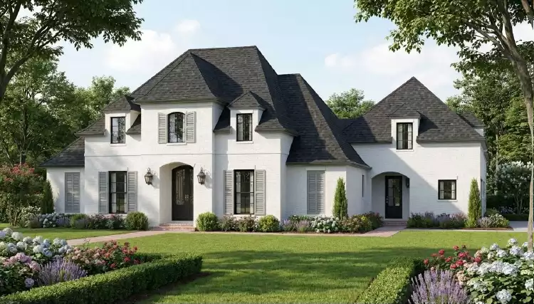 image of 1.5 story house plan 12115