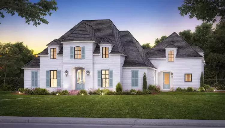 image of 1.5 story house plan 12115