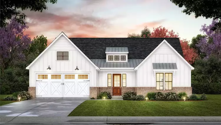 image of small farmhouse plan 1255