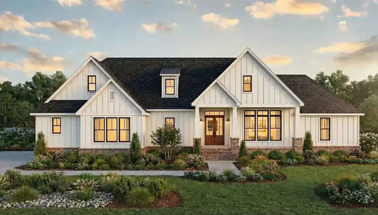 image of small ranch house plan 1548