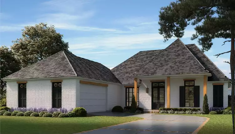 image of louisiana house plan 1796