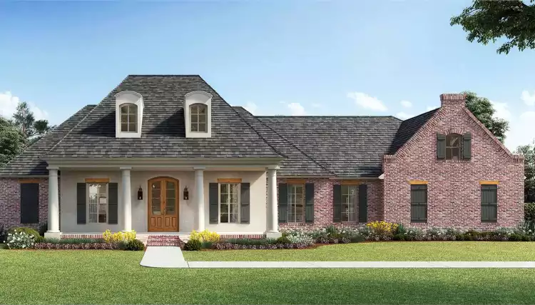 image of french country house plan 2027