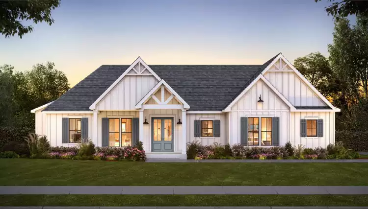 image of affordable modern farmhouse plan 4275