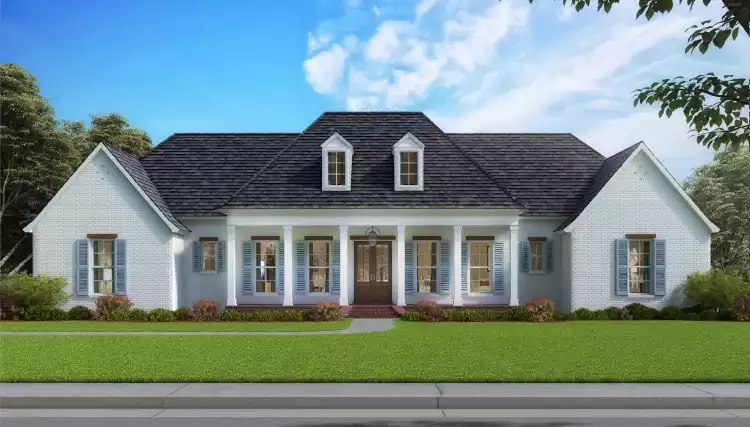 image of louisiana house plan 4316