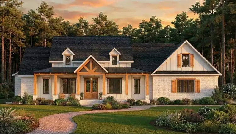 image of country house plan 4318