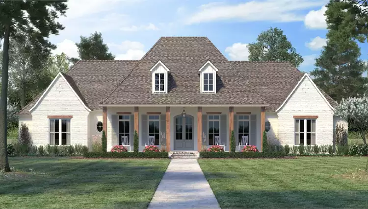 image of texas house plan 6838