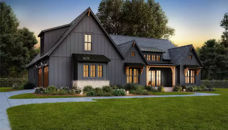 The Lotus 2 | Farmhouse Style House Plan 10832 - 10832