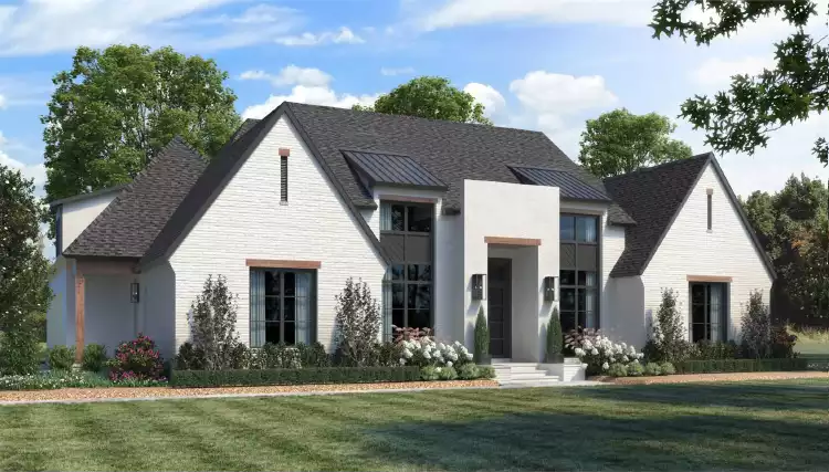 image of european house plan 8619