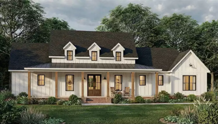 image of ranch house plan 8732