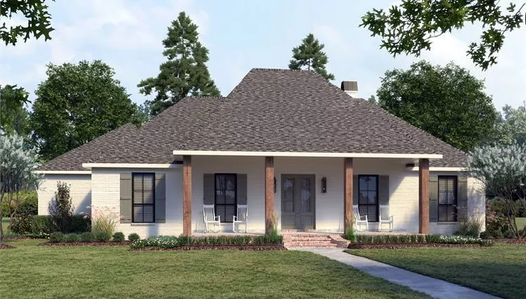 image of french country house plan 8771