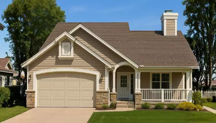 image of cape cod house plan 1592