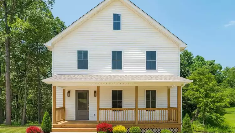 image of 2 story traditional house plan 11629