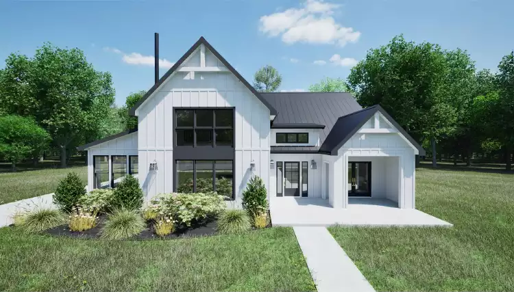 image of 2 story traditional house plan 11717