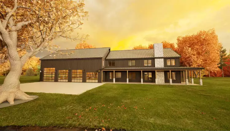 image of barndominium house plan 11797