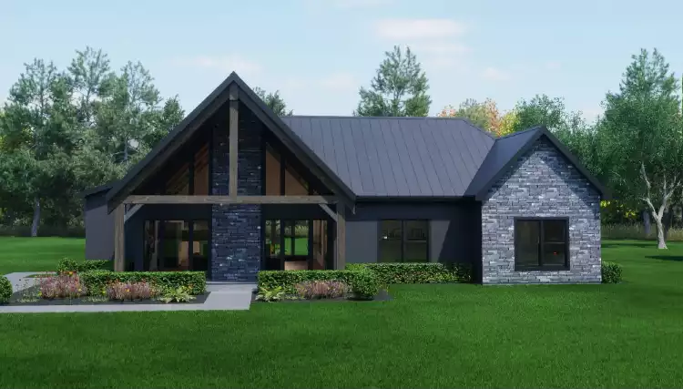 image of affordable contemporary house plan 11877