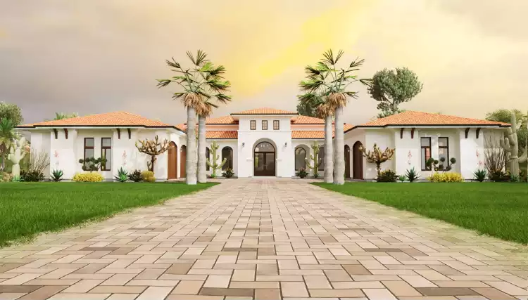 image of european house plan 12001