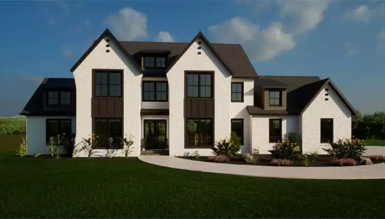 image of french country house plan 12006