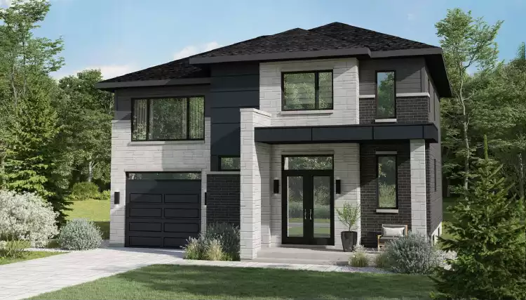 image of modern house plan 10480