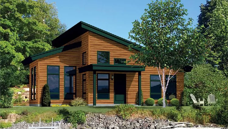 image of tiny bungalow house plan 9930