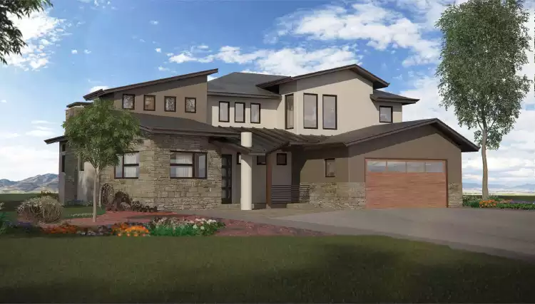 image of modern house plan 11493