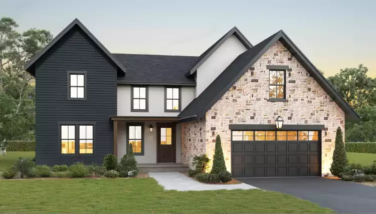 image of affordable modern farmhouse plan 11526