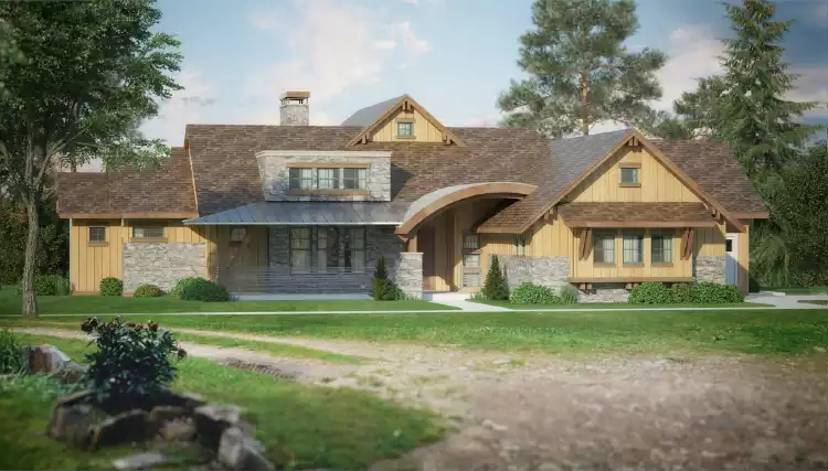 image of affordable ranch house plan 11687