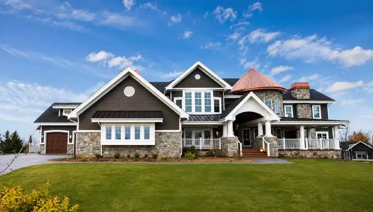 image of large cape cod house plan 12190