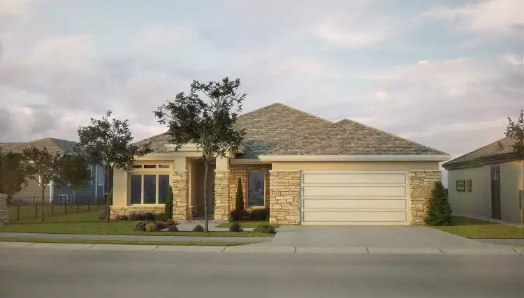 image of ranch house plan 12205