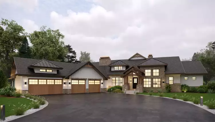 image of large country house plan 12676