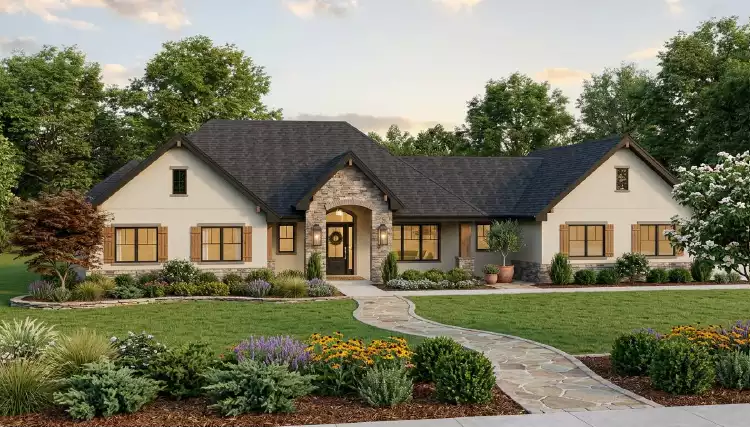 image of ranch house plan 12679