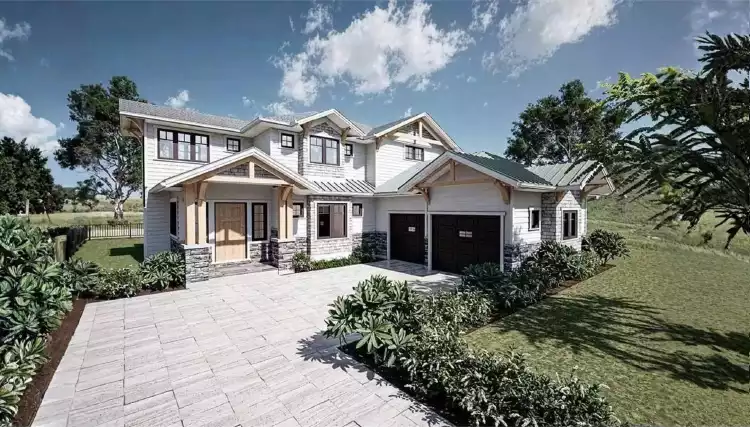 image of 2 story craftsman house plan 11928