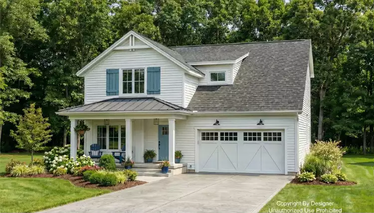 image of 2 story farmhouse plan 10296