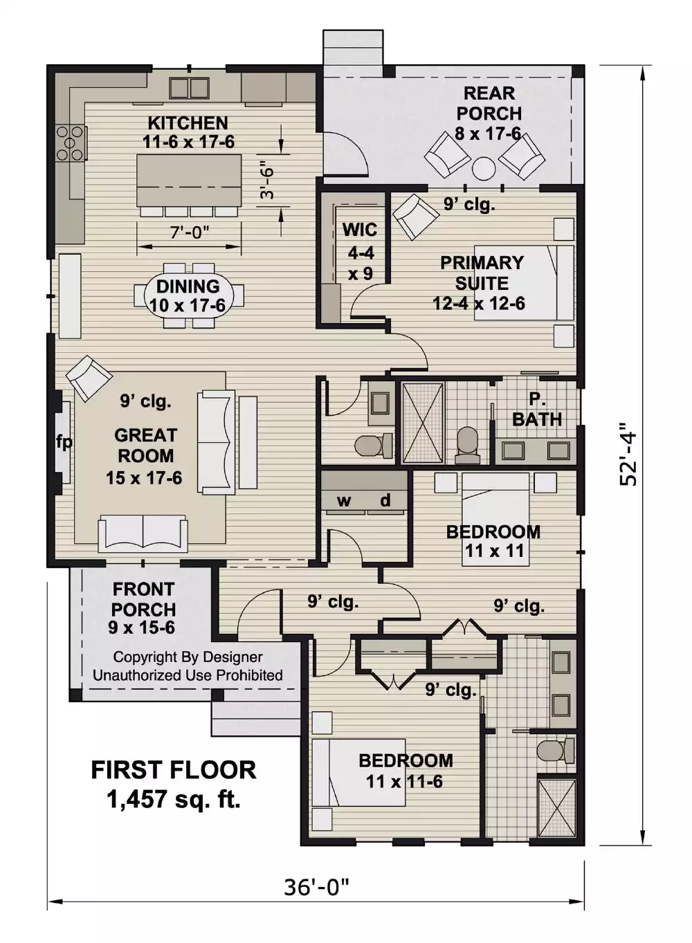 Plan 80862 | Country, Farmhouse, New American, Traditional House with 2  Bed, 2 Bath, 1 Car, image size:1000x1363