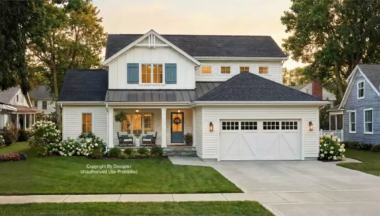 image of farmhouse plan 10371