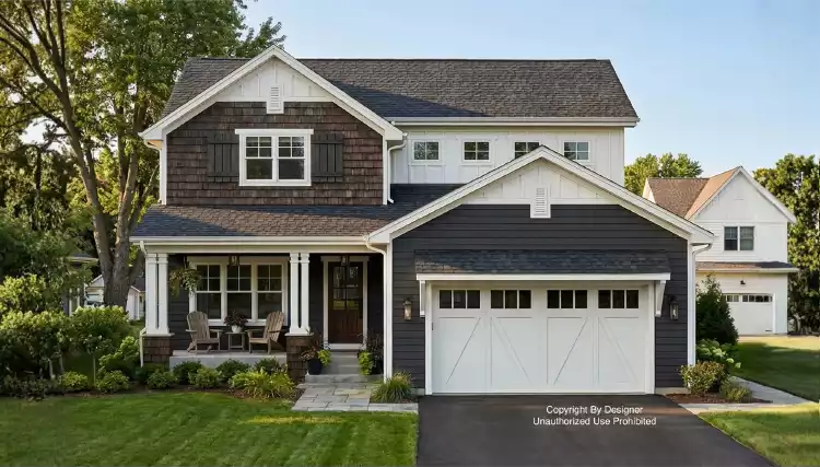 image of farmhouse plan 10393