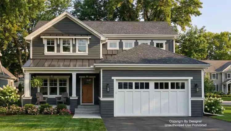 image of farmhouse plan 10395