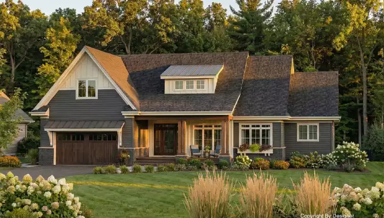 image of farmhouse plan 10458