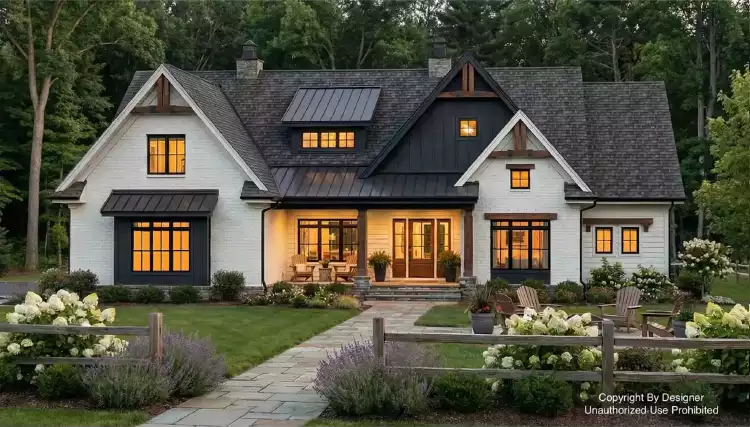 image of contemporary house plan 10555