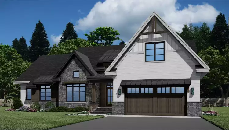 image of affordable modern farmhouse plan 10575