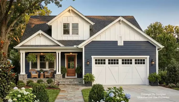 image of farmhouse plan 10745