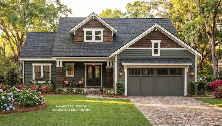 image of farmhouse plan 10757