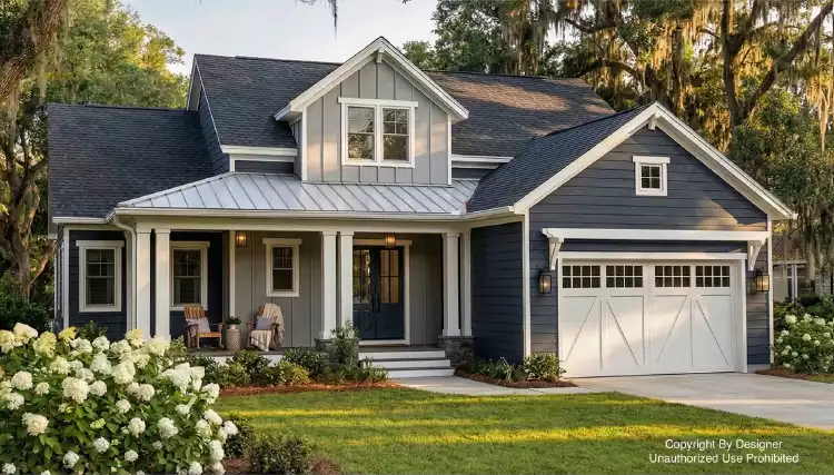 image of farmhouse plan 10761