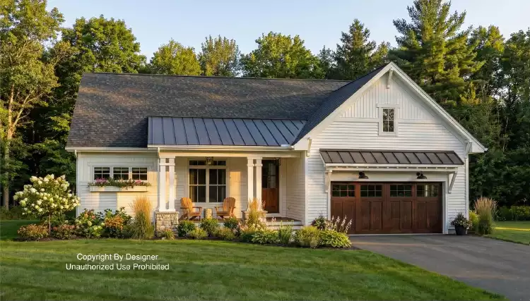 image of small country house plan 11021