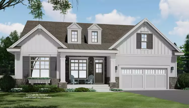 image of southern house plan 11081