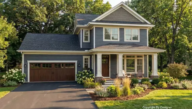 image of colonial house plan 11085